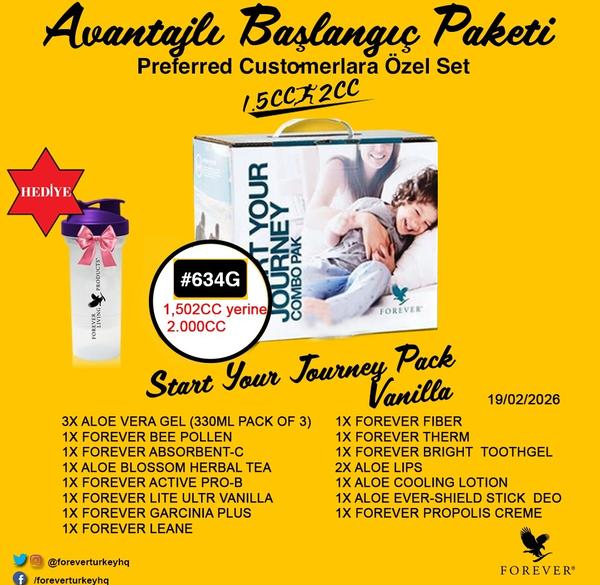 START YOUR JOURNEY PACK - VANİLYALI